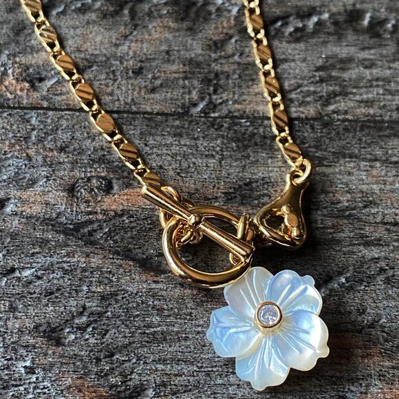 NEW FP x Luna Norte Mother Of Pearl Layering Necklace - Picture 7 of 9